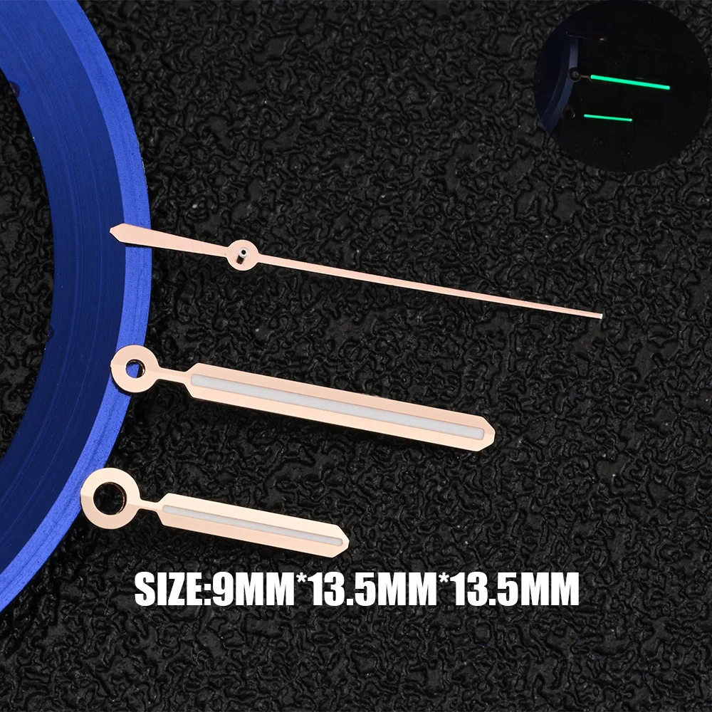 Green Luminous Watch Hands Set