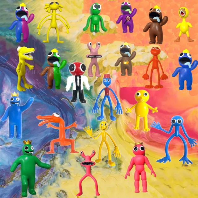 6pcs/Set Roblox Rainbow Friends Anime Action Figure Collection