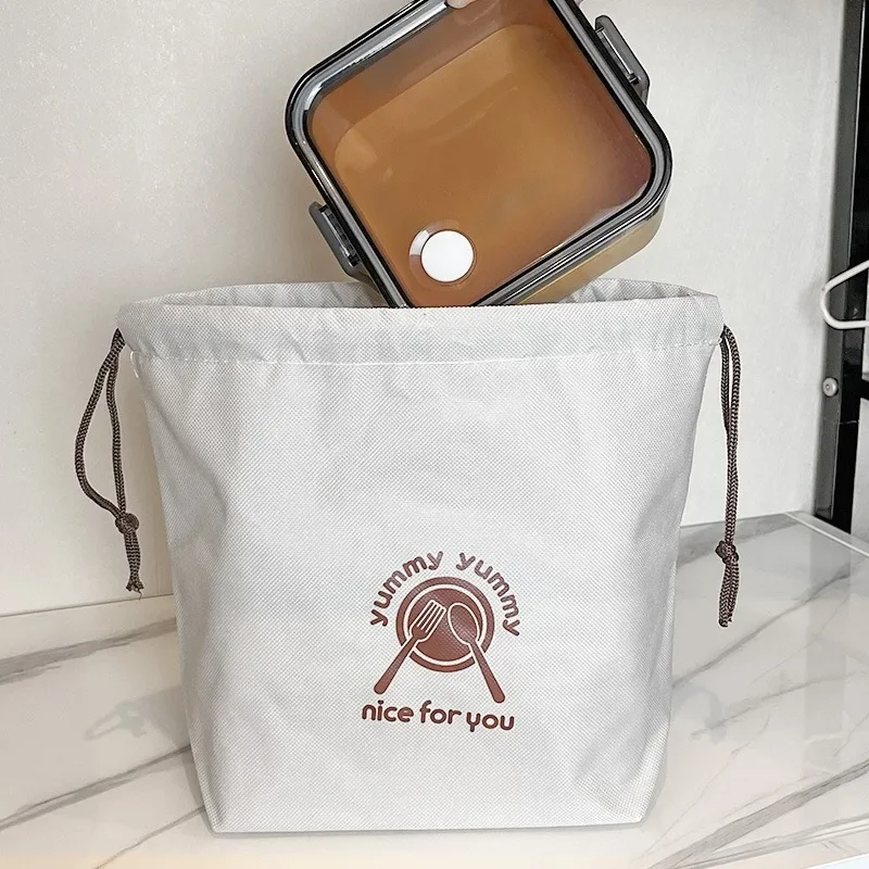 

Lunch Bags for Women Storage Bag Insulated Cup Bag BentoBag Lunch Bag Portable Picnic Lunch Box Bag Oxford Cloth Bundle Pocket
