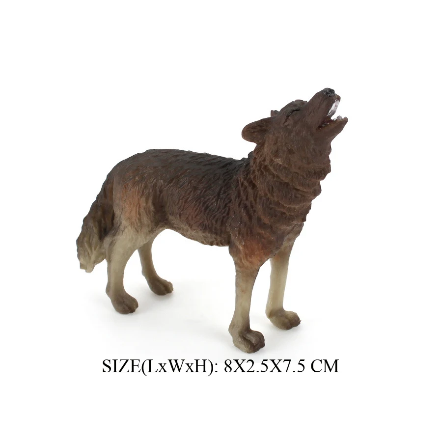 Realistic Wild Animal Action Figures Toy Set