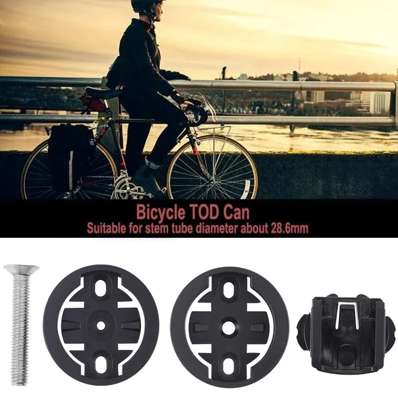 Bicycle computer Bike Computer Holder Stopwatch GPS Speedometer Mount Bracket Stem Top Cap Suitable for Garmin Edge and Bryton Cateye Bike Parts