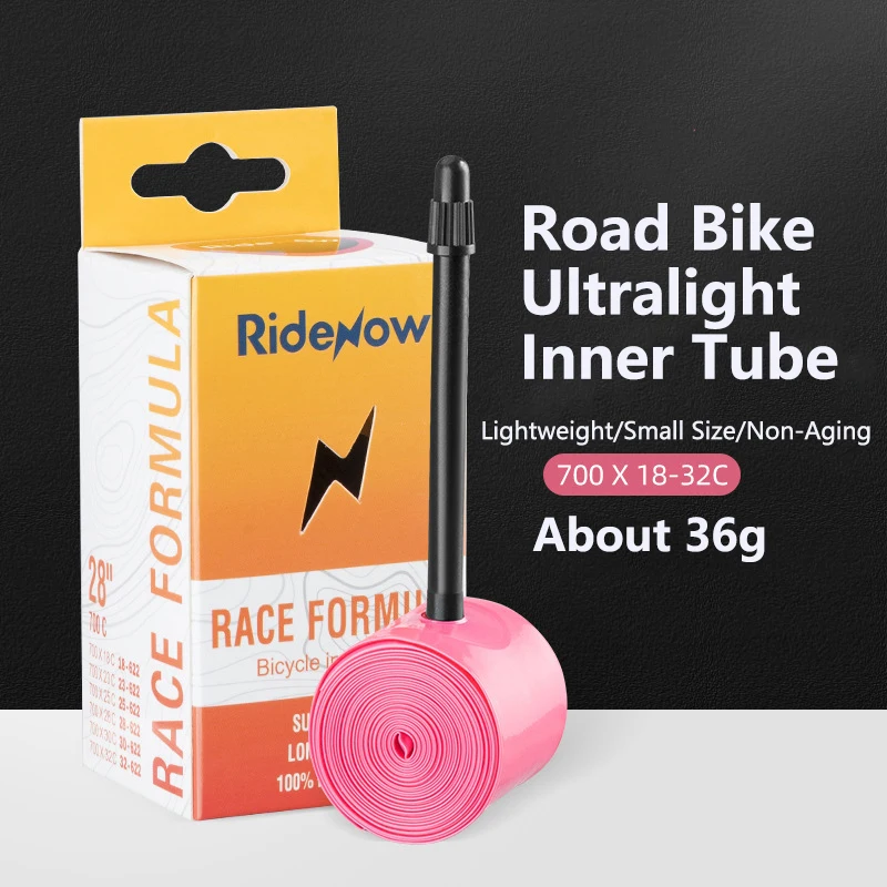 

700C Ultra-Light Bicycle Inner Tube 700x28/32C FV Pink Road Bike Inner Tube 45mm/65mm/85mm 36g