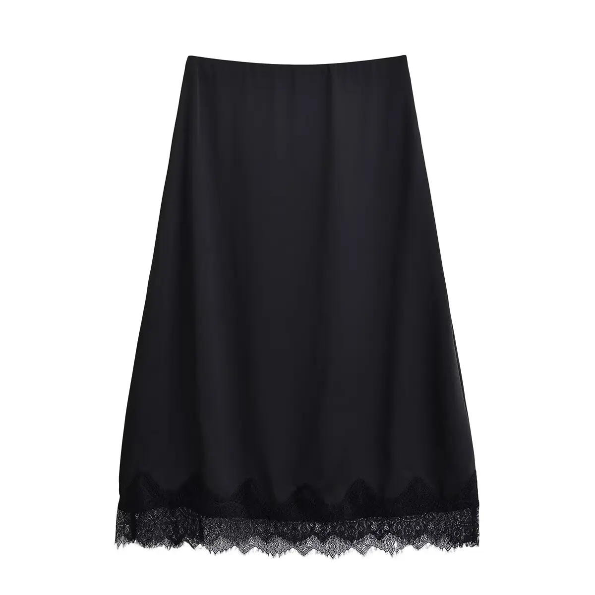 elastic black skirt