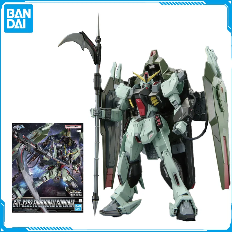 

In Stock Bandai FM 1/100 MOBILE SUIT GAT-X252 Forbidden Gundam Original Anime Figure Model Toys Action Collection Assembly Doll