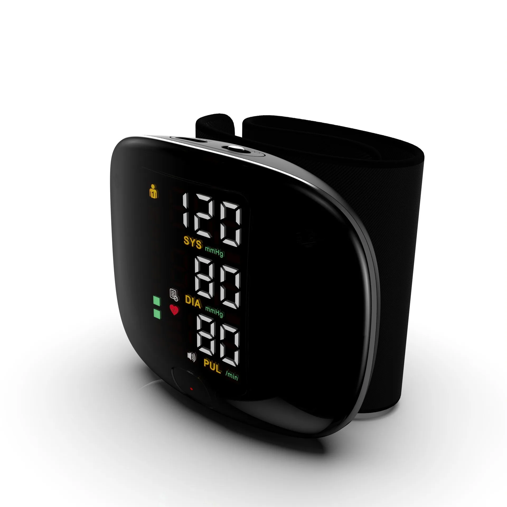 Rechargeable Touch Screen Heart Beat Rate Meter Tonometer Smart Voice Wrist Blood Pressure Monitor Health Care Supplies