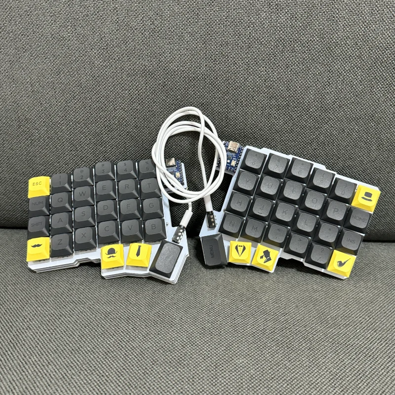 ギーク　stiff MiFuny Silakka54 Split Keyboard Kit VIAL/QMK Wired Custom Hot-Swap