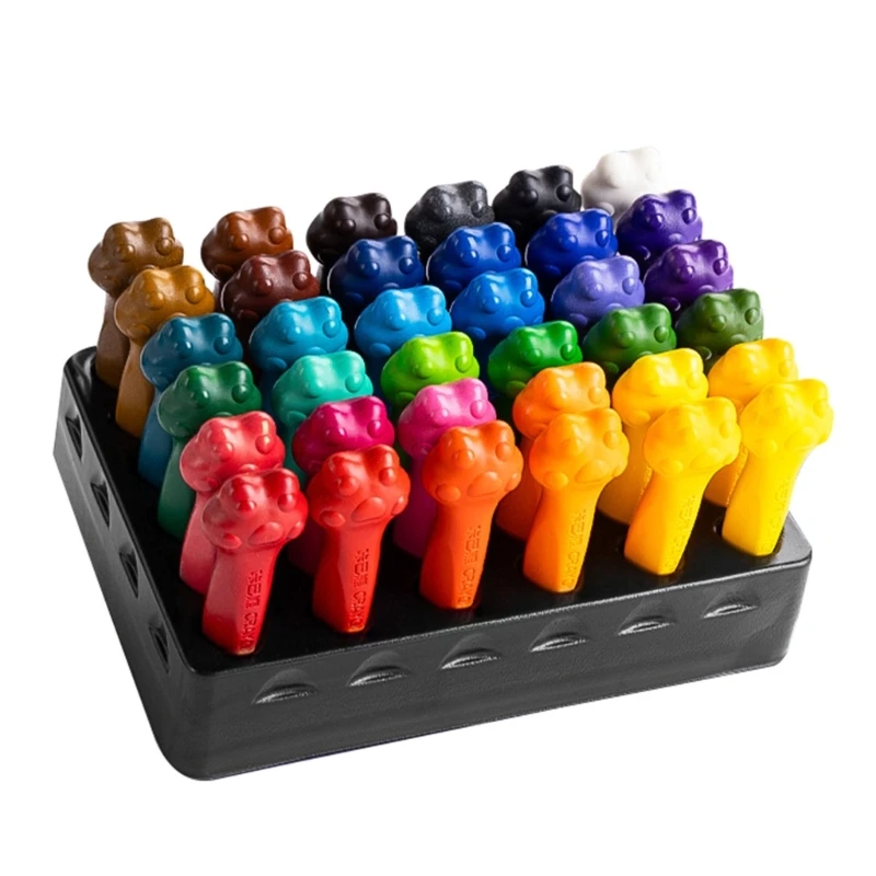 Washable Crayons Toddlers Drawing Crayons for Drawing and Crafts Colouring Pencil Kids Educational Drawing Painting Pens F19E 5
