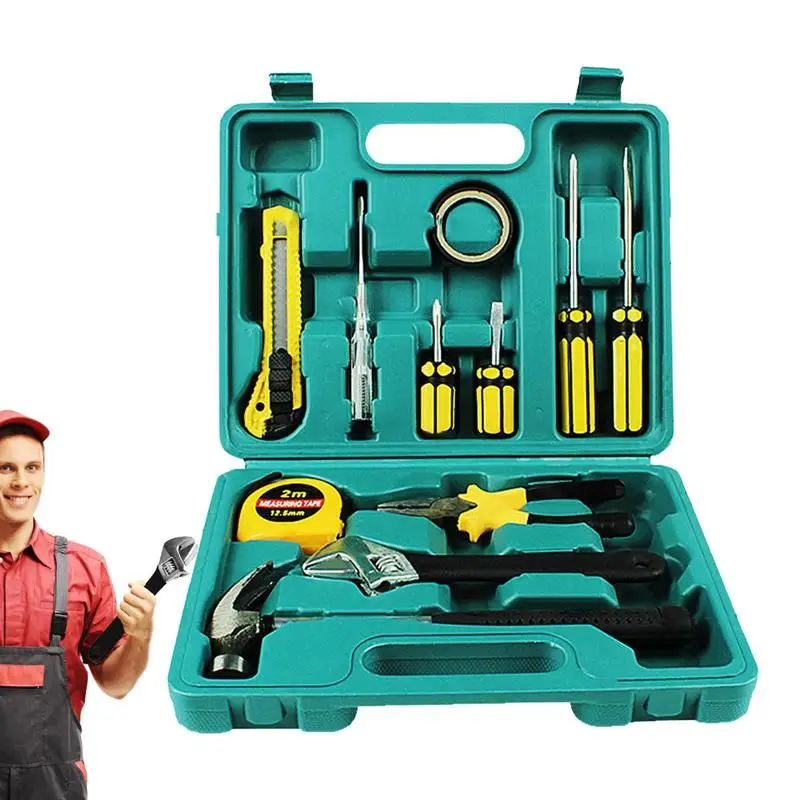 

Набор инструментов для ремонта автомобиля, набор инструментов из термопластичной резины, 12 предметов, с портативным ящиком для инструментов