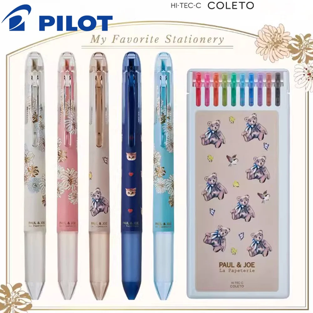 Japan PILOT 4-in-1 Multi-function Modular Pen Case Limited COLTO 0.4mm Refill Stationery Accessories Calligraphy Pen Set