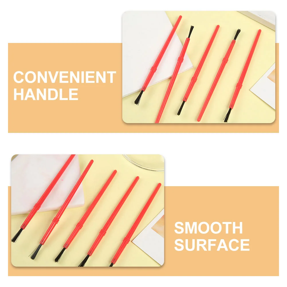 50pcs Painting Brush Small Painting Brush Portable Paintbrushes Pigment Painting Brush for 6