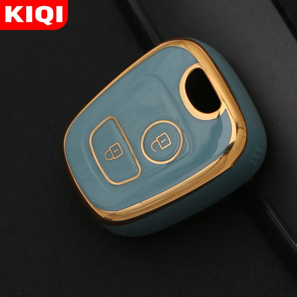 Key Case Key Case Cover Car Key Shell Flip Key Fob Shell TPU Car 2Button Key Cover For Peugeot 106 107 206 207 307 Citroen C1 C2 C3 C4 XSARA PICASSO Toyota AYGO