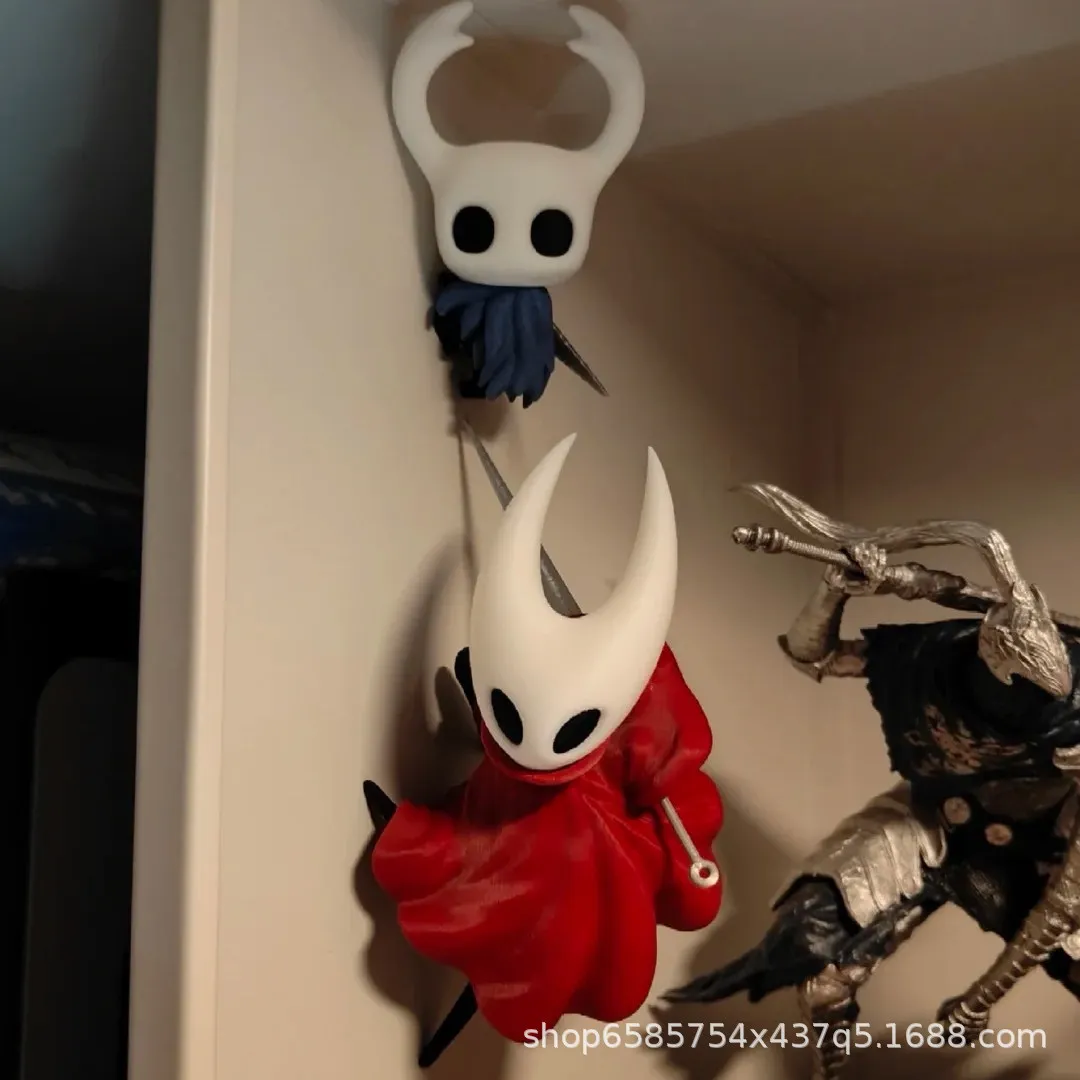 Neuer Hollow Knight 3D-gedruckter Kühlschrankmagnet – süßer Spielcharakter-Kühlschrankaufkleber, dekorativer Sammlermagnet für die Küche zu Hause – Detail 7
