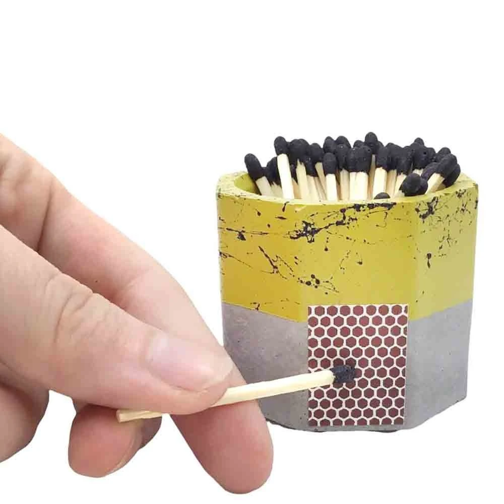 Matchstick Striker Sticker DIY Rectangle Adhesive Matches Skin Flame Paper Phosphorus Sheet for Aromatherapy Candle match striker