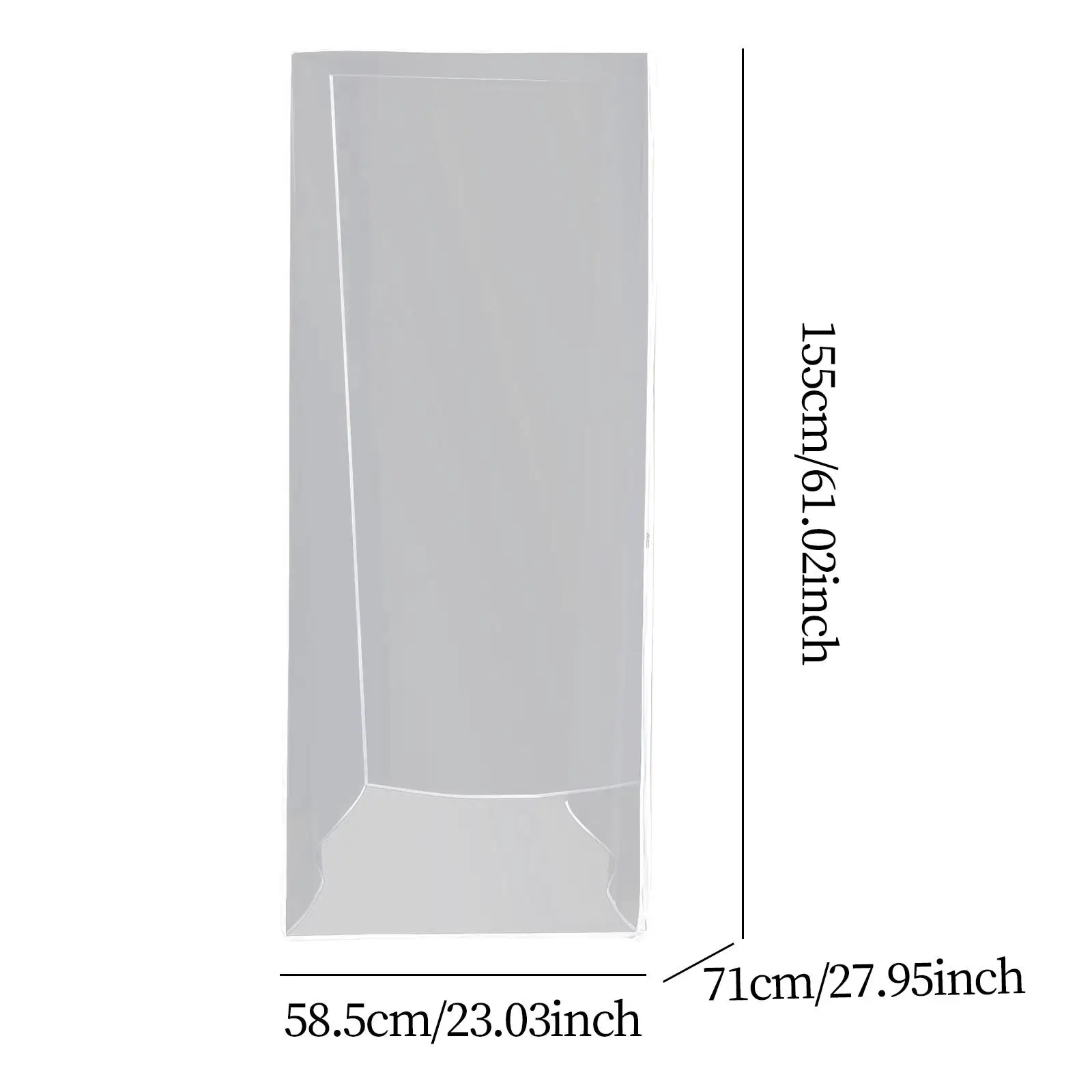 Bun Pan Rack Cover PVC Dustproof Bakery Single Rack Cover for Commercial Bun Pan Bakery Rack Restaurant Home Dining Room Kitchen 6