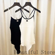 

High end fashion clothes romper rompers womens jumpsuit shorts letter Embroidery logo brand knitting pullover Jumpsuits Rompers