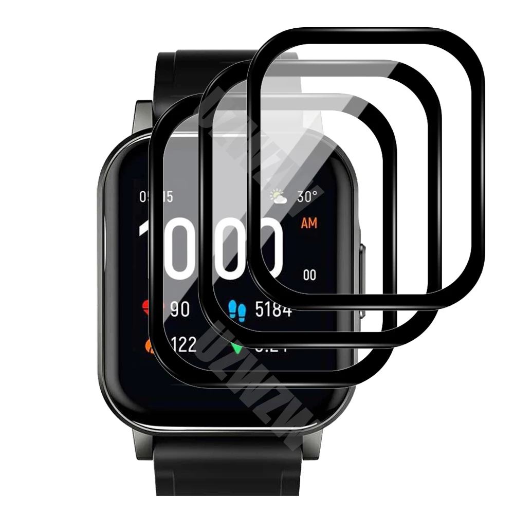 

(3pcs) Screen Protector For Haylou Smart Watch 2 / LS02 Full Coverage Soft Protective Film Cover (Not Glass)