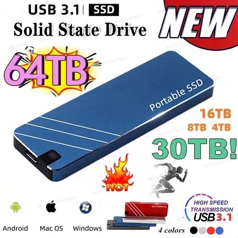 Portable SSD 64TB Hard Drive Type C USB 3 1 External Mobile Solid State portable-ssd-64tb-hard-drive-type-c-usb-3-1-external-mobile-solid-state