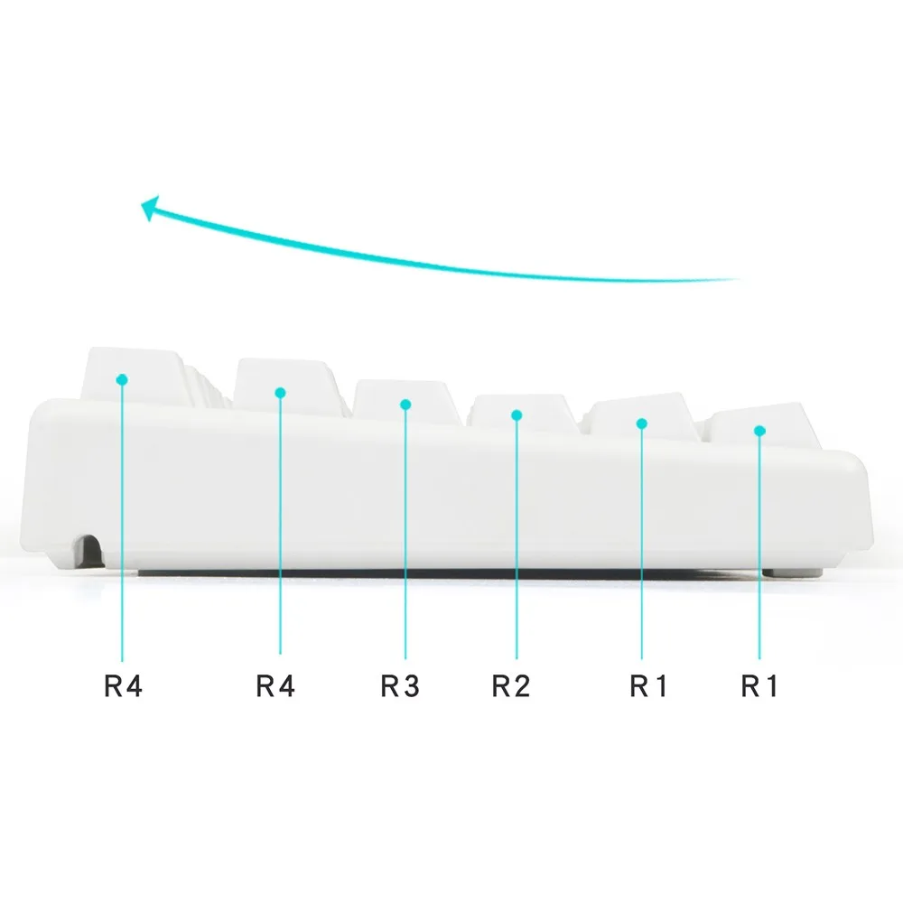 Teclado Mecânico Key Cap para mx Gateron Kailh Switch Creme Matcha Keycaps Pbt Dye-sublimação Perfil de Cereja 140 Chaves - Imagem 6