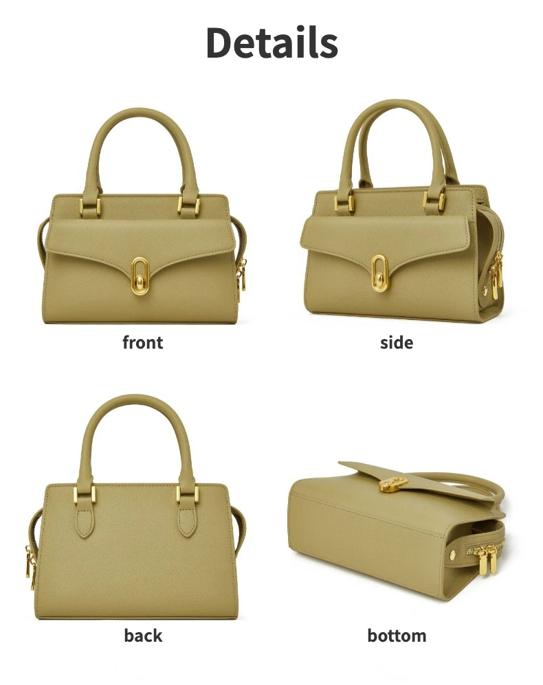 Große Damen Ledertasche Retro Umhängetasche Für Jeden Anlass_voghion.com