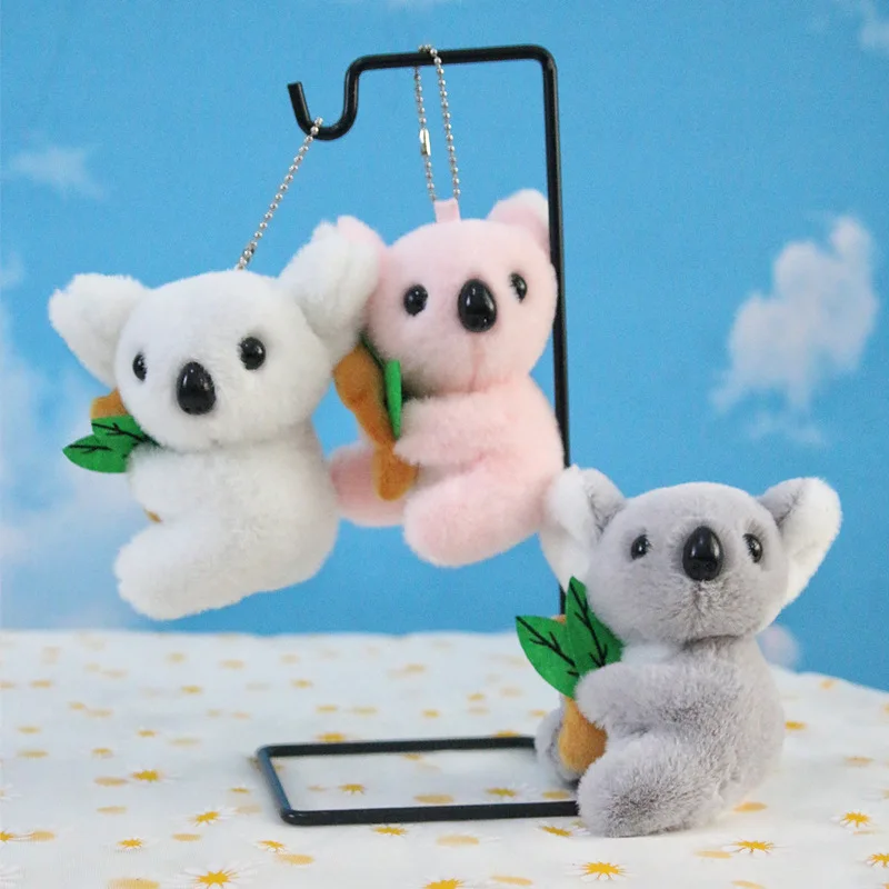 

10CM Kawaii Simulation Koala Plush Toy Stuffed Animal Doll Kids Infant Girls Toy Birthday Gift Home Decor Stuffed Koala Keychain