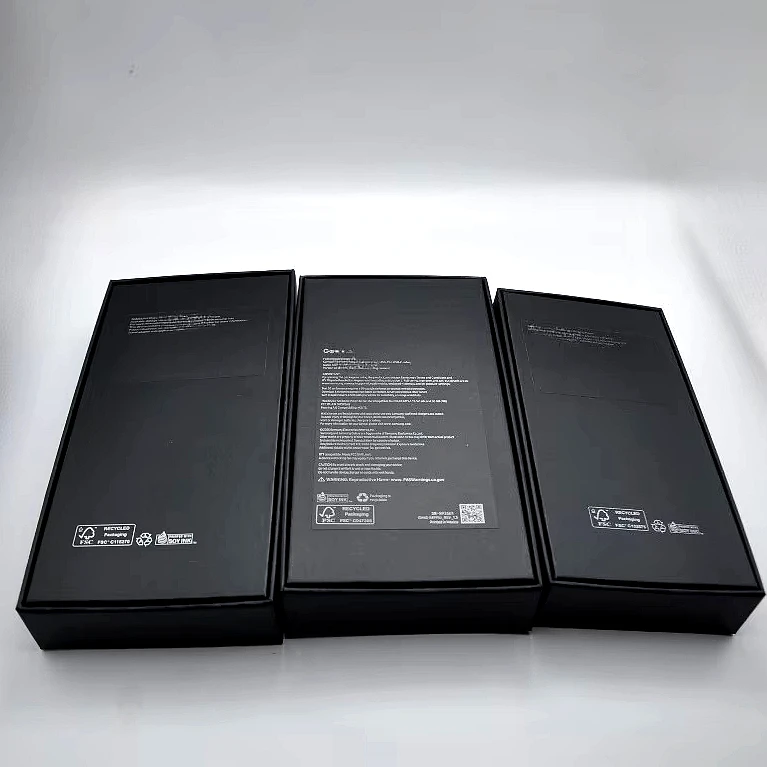 Premium Phone Packaging Box with Seal Sticker - Retail Accessory Replacement