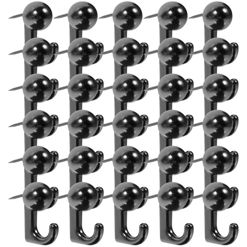 50Pcs 장 푸시 핀 사무실 홈 학교 사용을위한 밝은 색상의 엄지 못핀 절묘한 ..