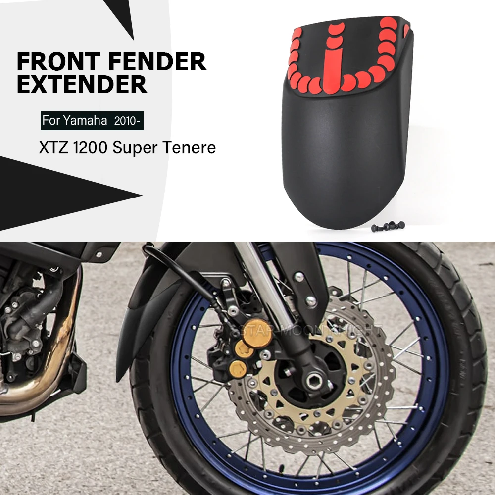 Accessori Moto Parafango Anteriore Extender Per Yamaha Xt1200Z Super Tenere Xtz 1200 Xt 1200 Z (2021-) Estensione Parafango 140Mm