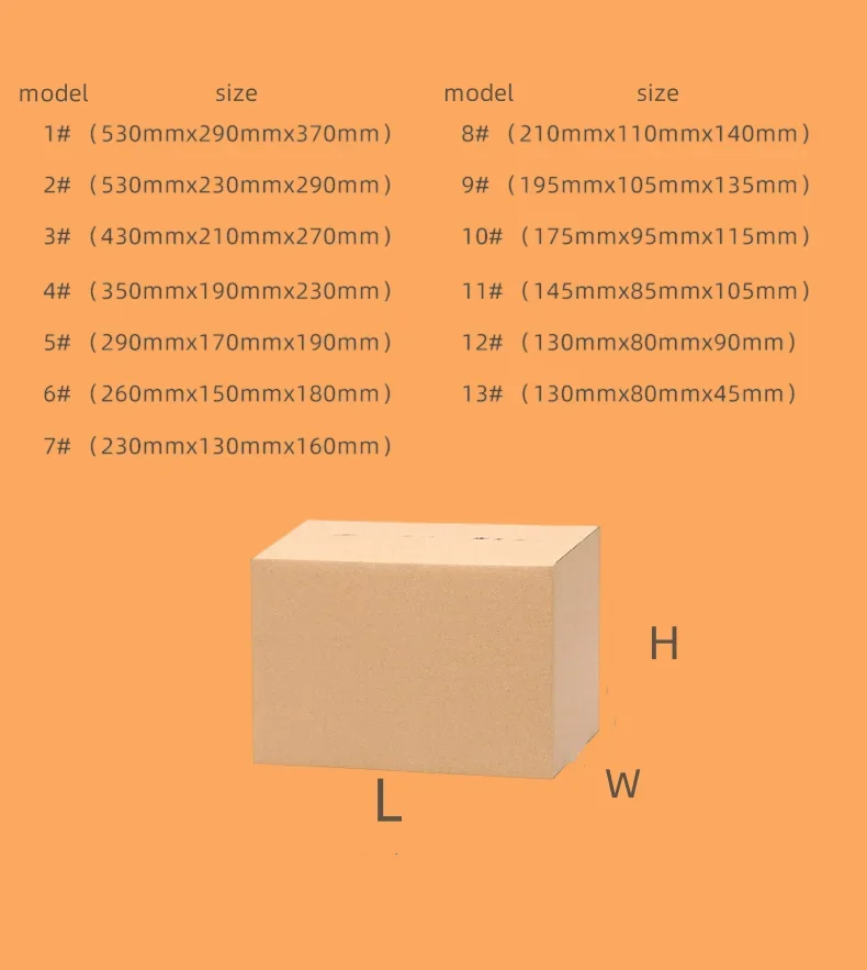 Corrugated Carton – 3-Layer & Thickened Hardened Cardboard Box, Express Moving Packagin... - SKU TCB21553 - UGI Packaging