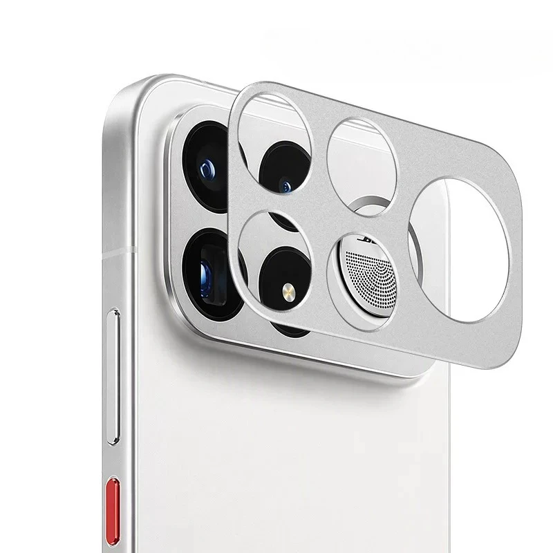 Aluminum Alloy Metal Cover Camera Lens and Screen Protectors with Protective Back Film