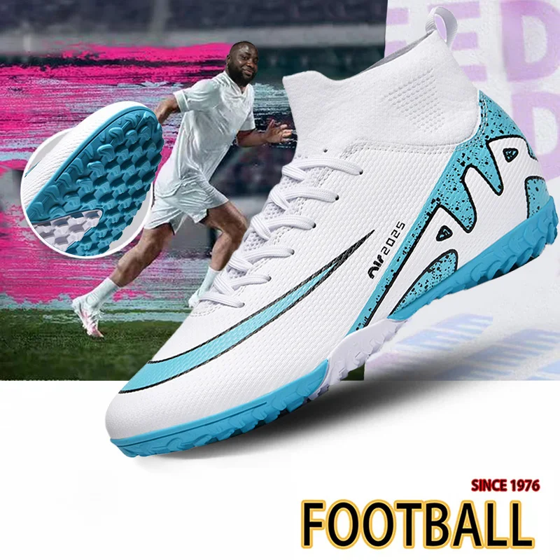 Men Soccer Shoes Society Cleats Original Professional Indoor Football Field Boots TF/FG Kids Grass Training Non Slip Sneaker