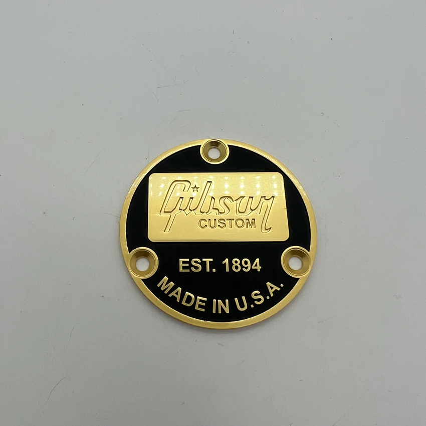 New-Gold-Edge-Metal-Black-EST-1894-Guitar-Toggle-Switch-Back-Plate ...