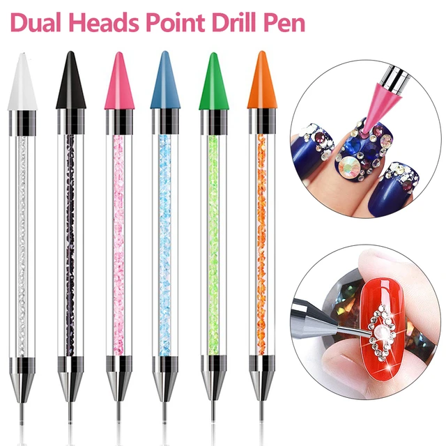 Nail Rhinestone Picker Dotting Tool Dual-ended DIY Nail Art Tool Rhinestone  Picker Pen Diamond Painting