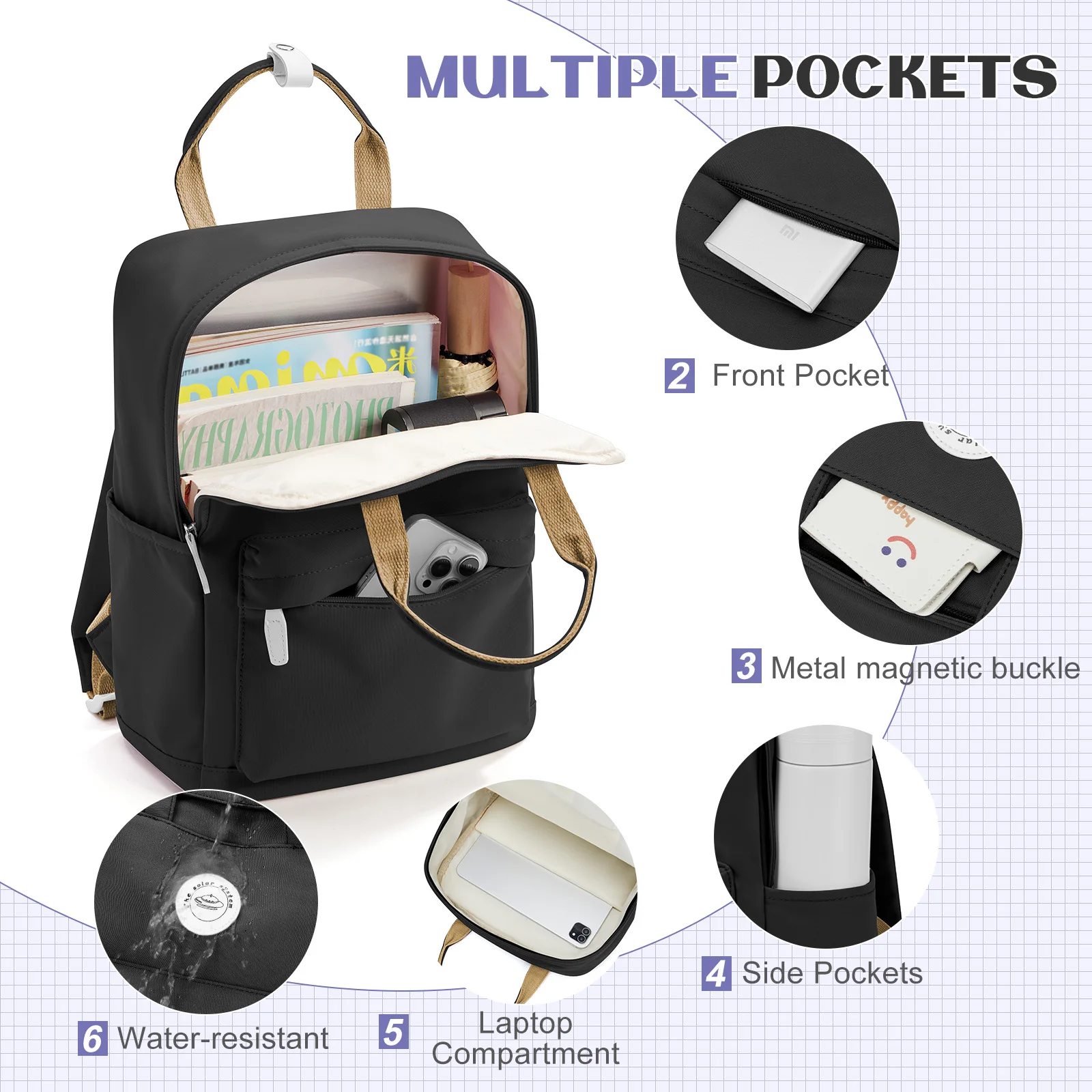 Women's Backpack Boys Girls Bookbag Bag Student Teenager Children Knapsack Schoolbag Rucksack Mochila,College School Backpack