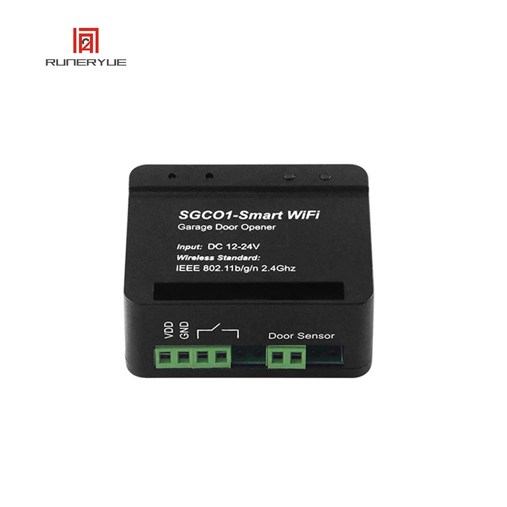 24V WiFi Smart Garage Door Opener Controller Box No Hub Require Wireless Remote Control Work With Voice Control Alexa