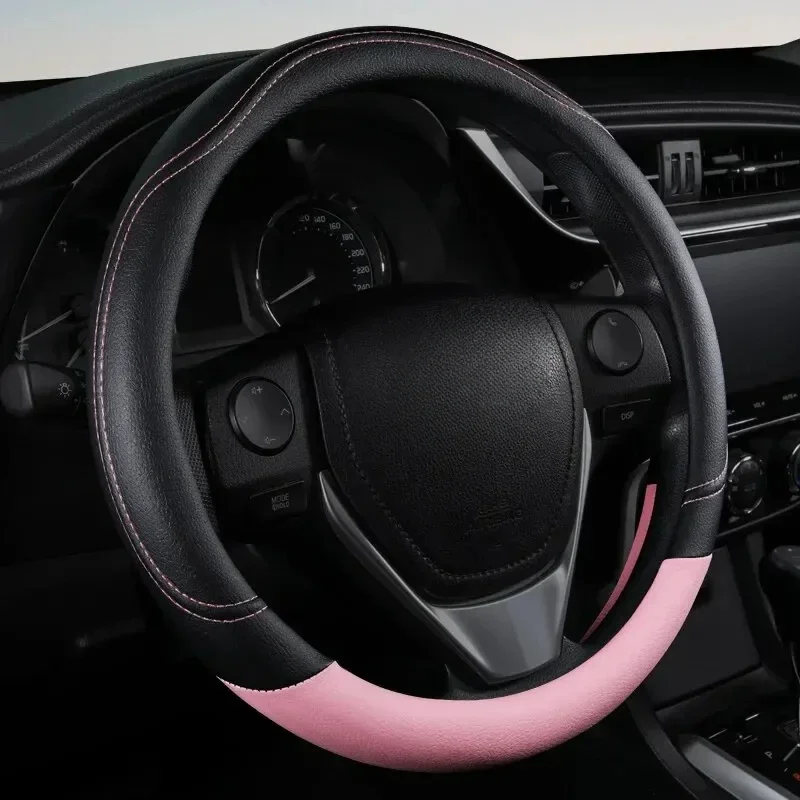 Steering Wheel Cover Car Steering Wheel Cover Universal 15 inch Breathable Anti Slip Car Interior Accessories Fit Most