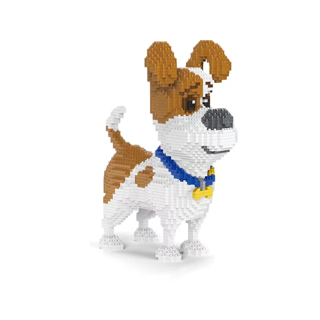 Schnauzer Corgi Pet Dog Series Model Micro Mini Building Blocks Toys – Realistic Models, Desktop Decor, Perfect for Dog Lovers 4