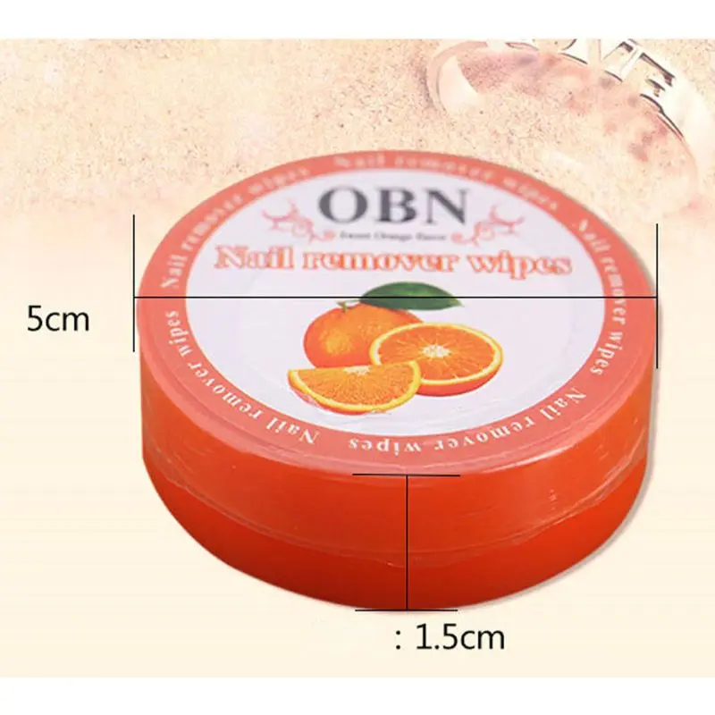 

5Box Polish Remover Pads in Box Easy to Carry Instant Removal Fruit Scente