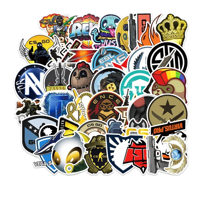 50pcs Lot CS GO Game Stickers Vinyl Laptop Stickers for Boys on Macbook  Skateboards Luggage Cars Pencil Box Computer Deco Decals - AliExpress