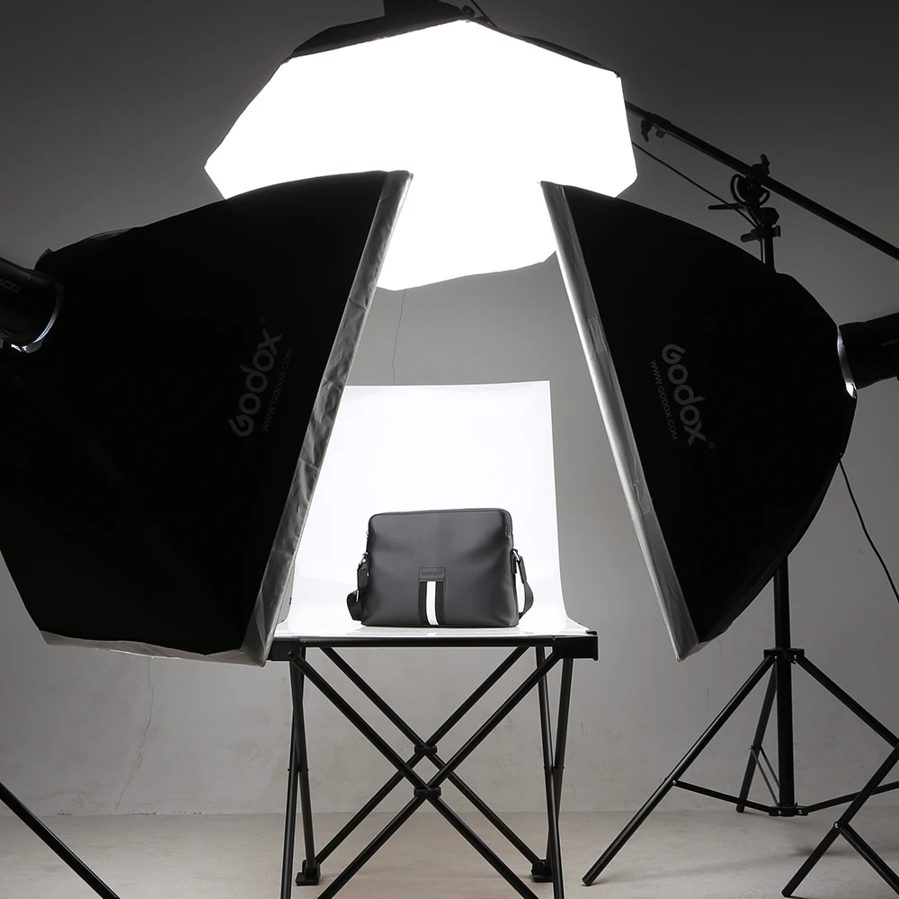 1800W Godox DP600 II DP600II 3x600Ws 사진 스튜디오 플래시 조명, 소프트 박스, 라이트 스탠드, 스튜디오 붐 암 탑 라이트 스탠드