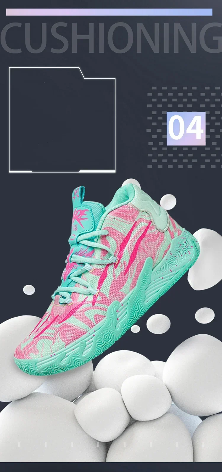 2025 Basketball Shoes for Men Cushioning Basketball Sneaker Women Kids High-top Outdoor Sport Sneakers Breathable Athletic Shoes