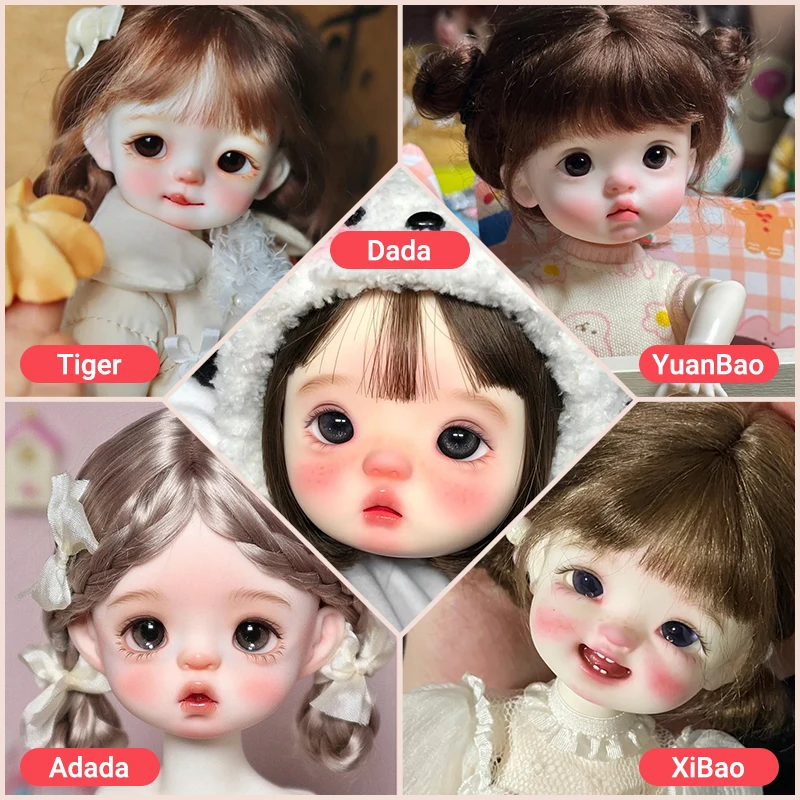 New Design Dada BJD Doll 1/6 Cute Girl High Quality Hot Sale Expression Nude Ball Jointed Dolls