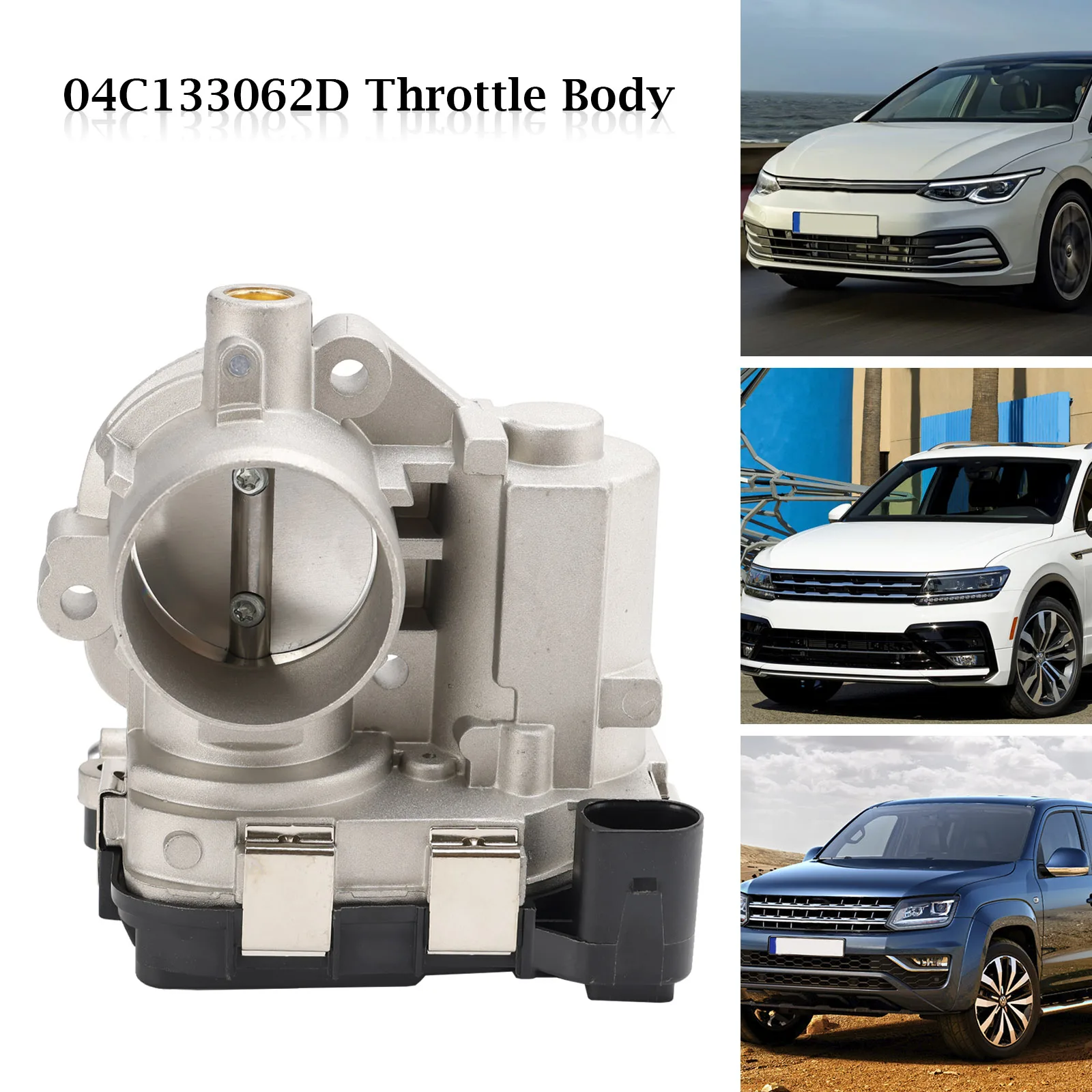

Areyourshop Throttle Body 04C133062D for VW Polo Seat Ibiza IV Mii Skoda Fabia Citigo FWD
