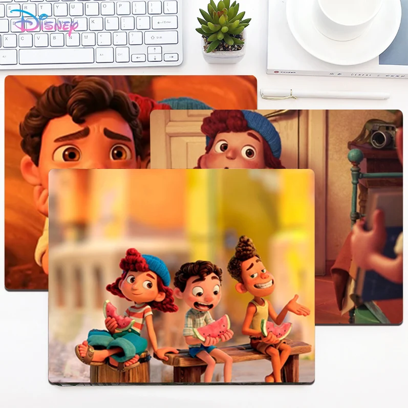 

Disney LUCA Mousepad Custom Skin Keyboard Mat Table Mat Students Gabinete PC Gamer Desktop Mouse pad for PC Gamer Mousemat