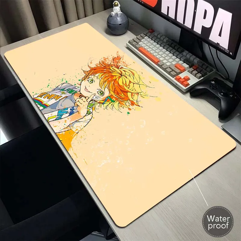 

HD Print The Promised Neverland Mouse Pad Computer Mousepad Game Mouse Mat Gamer Accessories Keyboard Pads Waterproof Desk Mat