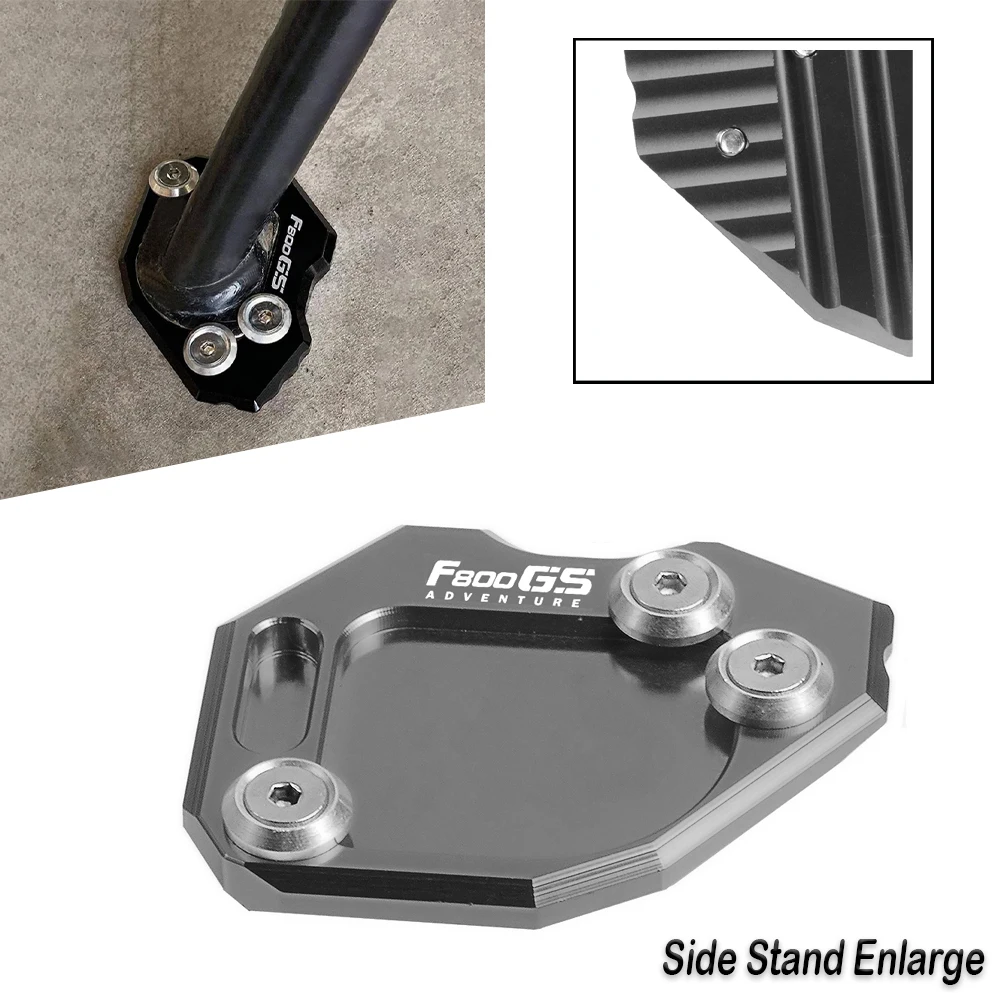 

F 800 GS ADV Motorcycle Side Stand Enlarger Pad Plate Kickstand For BMW F800GS Adventure F 800GS F800 GSA 2008-2018 2017 2016