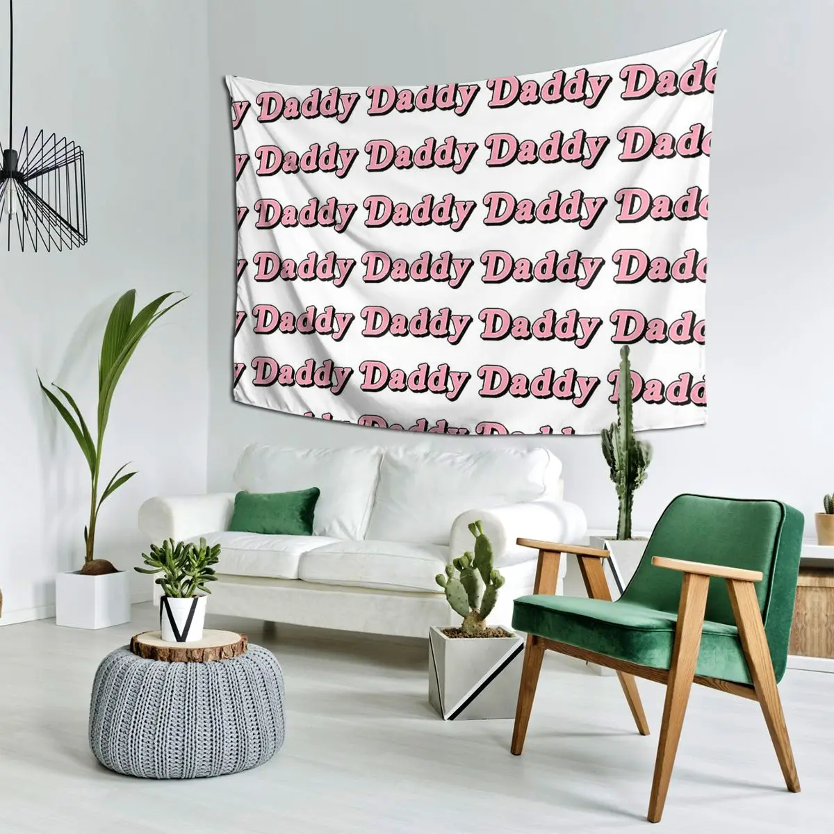

DADDY Tapestry Decoration Art Aesthetic Tapestries for Living Room Bedroom Decor Home Funny Wall Cloth Wall Hanging