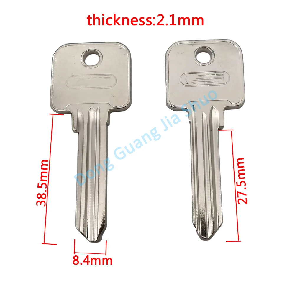 10pcs JS 3390 It isApplicable to AB Key Blank of Imported Special-shaped Key Electronic Lock from DE