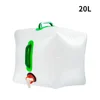 Outdoor 10L/20L Folding Water Bag Large Capacity Portable Water Container Kettle Plastic Bucket Camping Equipment Supplies 1