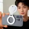 MagSafe Magnetic Fill Light for iPhone  Portable Selfie Beauty Lamp: Whitening, Adjustable Lighting, Universal Compatibility