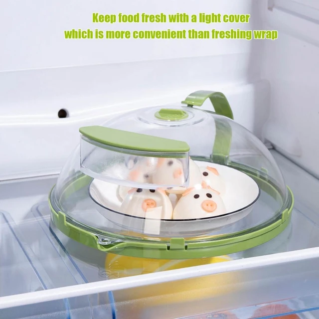 Unique Microwave Food Splash Cover With Water Injection Diversion Cover  Microwave Oven Heating Cover Kitchen Food Lid - AliExpress